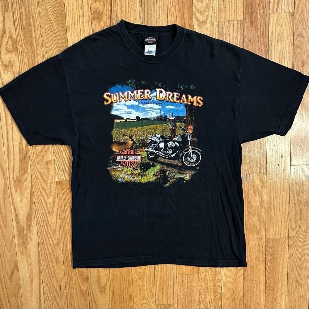 VTG Harley Davidson Summer Dreams T-Shirt XL Mens Gene Lummus North Carolina